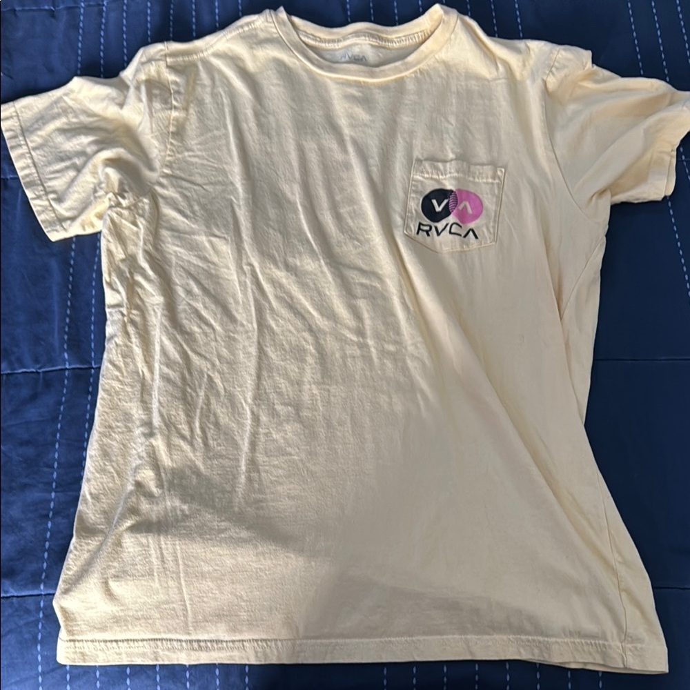 RVCA Yellow Graphic Tee